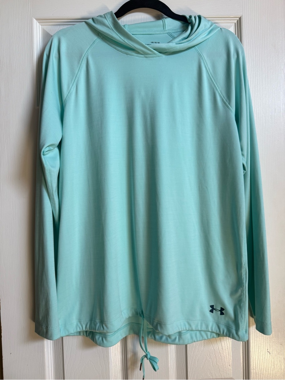 Under Armour Light Mint Hooded Long Sleeve Pullover